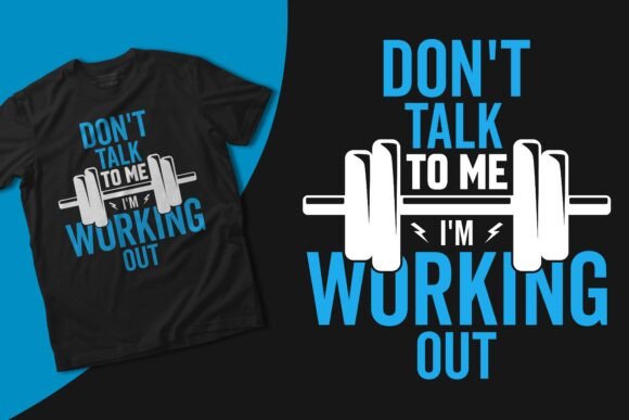 Gym Fitness Graphics for Bold T-Shirt Designs