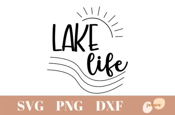 Lake Life Summer Design Graphic for T-Shirt Designs