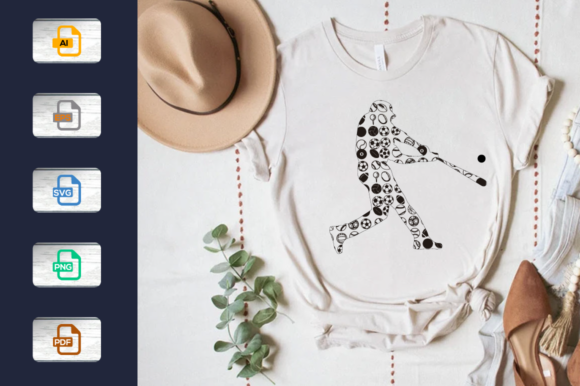 Love Baseball T-shirt Graphic: Top Graphics for T-Shirt Designs