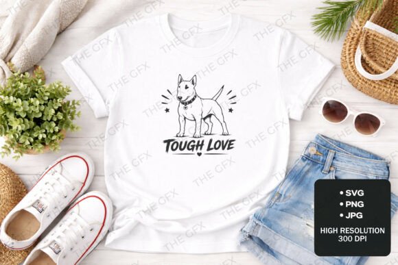 Review: Bull Terrier Dog Graphic Tee SVG Design