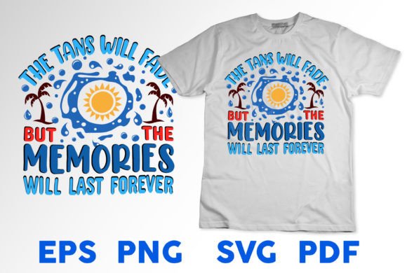 Summer Beach T-Shirt Graphics for Web