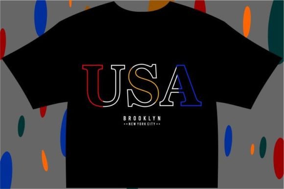 Urban City USA Brooklyn Graphics for T-Shirt Designs