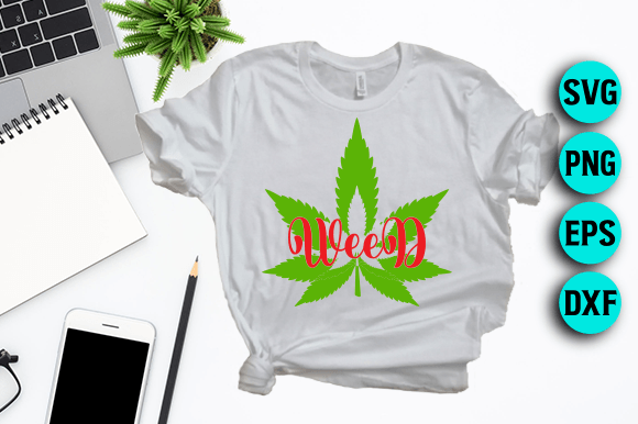 Weed SVG Graphic Design for T-Shirt Graphics